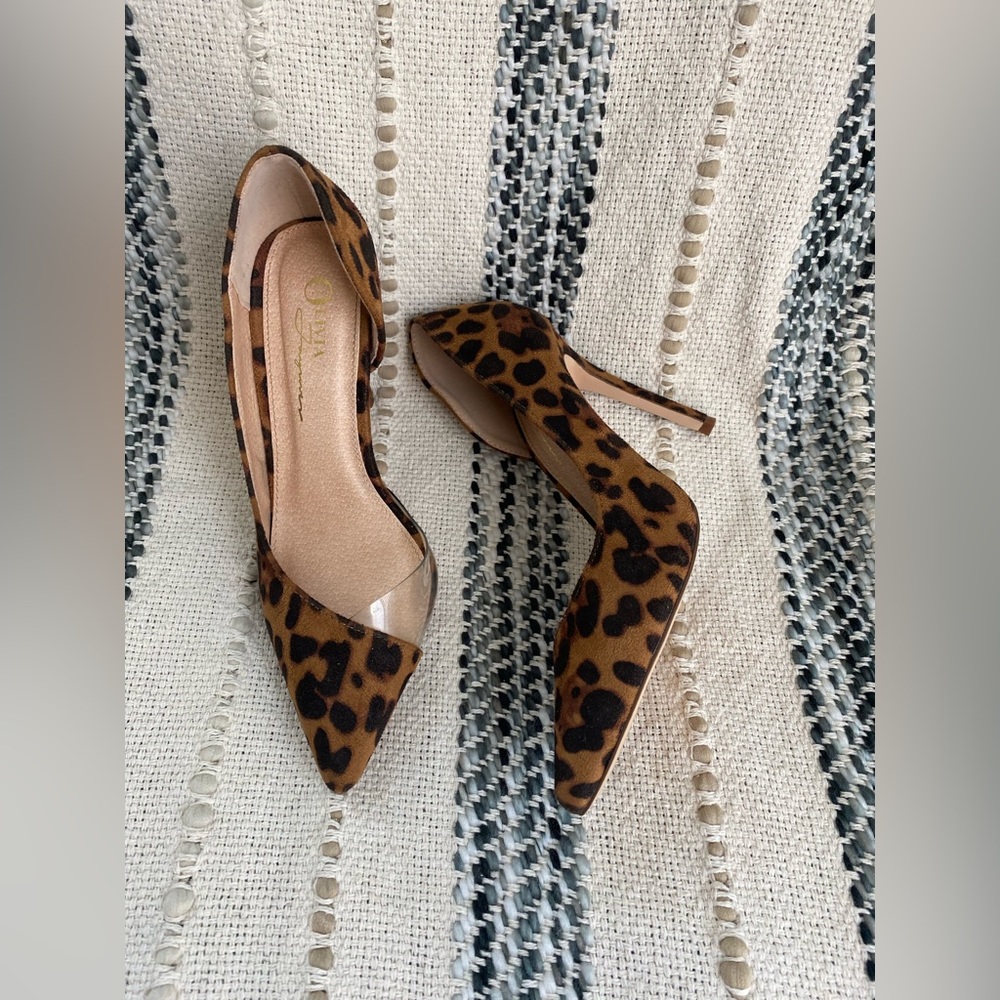 Olivia Ferguson Cheetah Print Heels